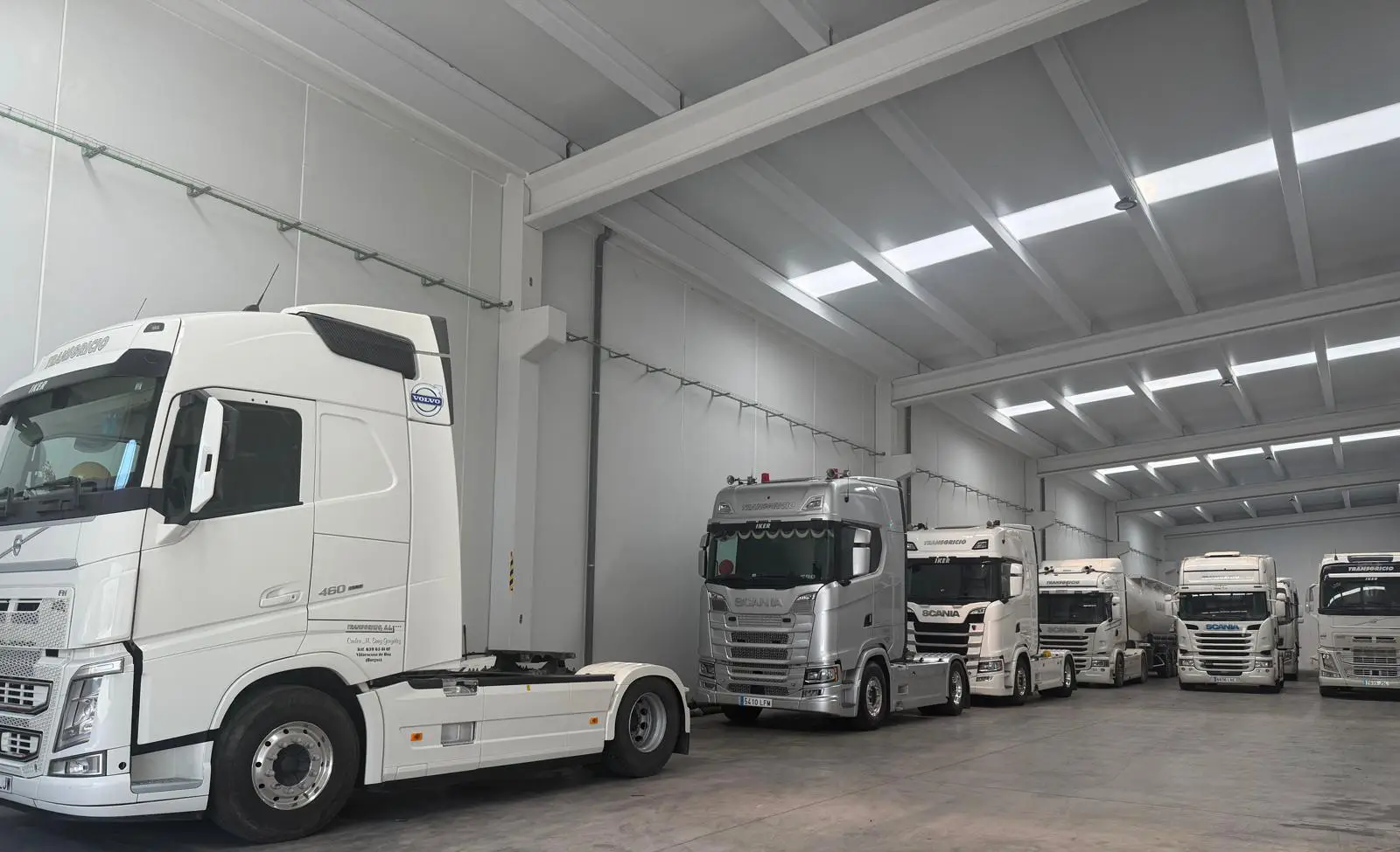 Flota de quiénes somos empresa de transporte Transgricio S.L.